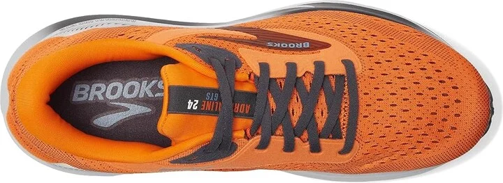 Brooks Adrenaline GTS 24 Men's Running Shoes Orange/Ebony/Country Blue : 10.5 D - Medium - Image 2