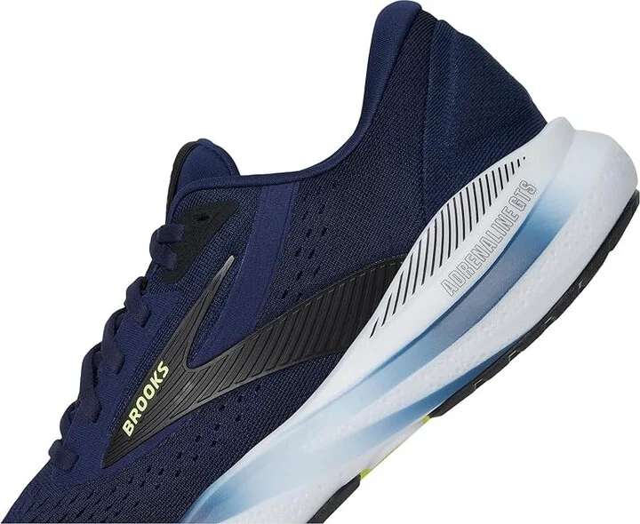 Brooks Adrenaline GTS 24 Men's Running Shoes Peacoat/Black/Sharp Green : 8.5 D - Medium - Image 7