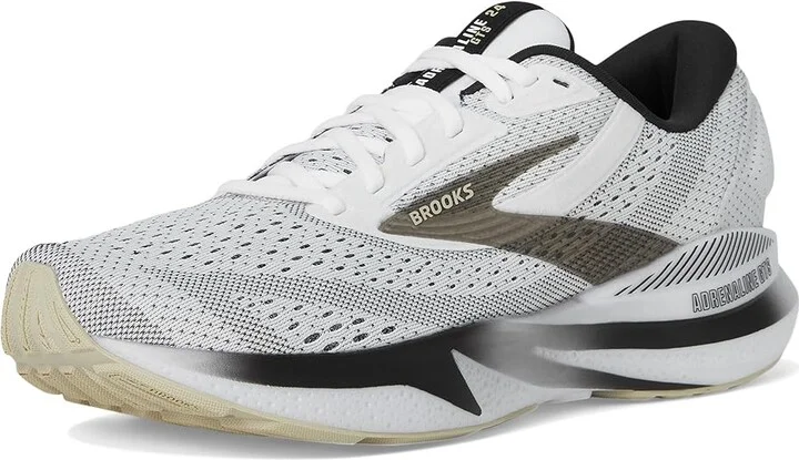 Brooks Adrenaline GTS 24 Men's Running Shoes White/Black/Pelican : 9 D - Medium - Image 5
