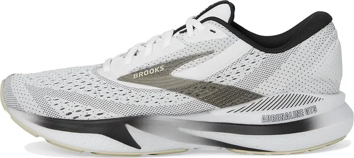 Brooks Adrenaline GTS 24 Men's Running Shoes White/Black/Pelican : 9 D - Medium - Image 6