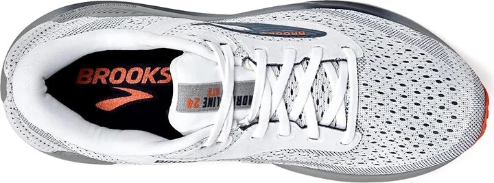 Brooks Adrenaline GTS 24 Men's Running Shoes White/Peacoat/Alloy : 8 D - Medium - Image 2