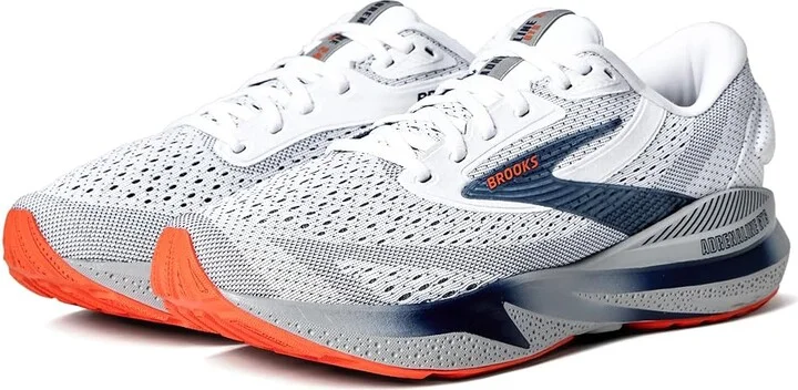 Brooks Adrenaline GTS 24 Men's Running Shoes White/Peacoat/Alloy : 8 D - Medium