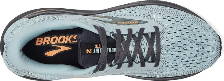 Brooks Adrenaline GTS 24 Men's Running Shoes Winter Sky/Ebony/Orange : 9 D - Medium - Image 2