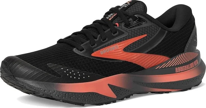 Brooks Adrenaline GTS 24 Weatherized Women's Running Shoes Black/Ebony/Hot Coral : 6.5 B - Medium - Image 5