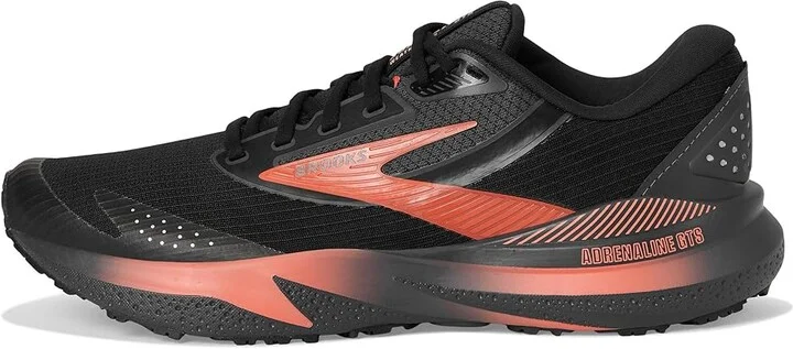 Brooks Adrenaline GTS 24 Weatherized Women's Running Shoes Black/Ebony/Hot Coral : 6.5 B - Medium - Image 6