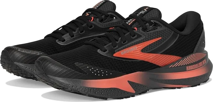 Brooks Adrenaline GTS 24 Weatherized Women's Running Shoes Black/Ebony/Hot Coral : 6.5 B - Medium