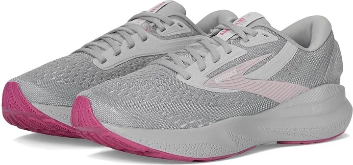 Brooks Adrenaline GTS 24 Women's Running Shoes Alloy/White/Zephyr : 6.5 D - Wide, Rubber
