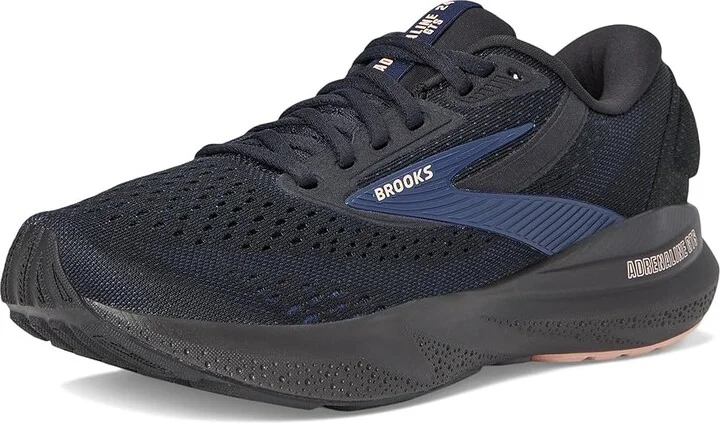 Brooks Adrenaline GTS 24 Women's Running Shoes Black/Peacoat/Peach : 5.5 B - Medium, Rubber - Image 5