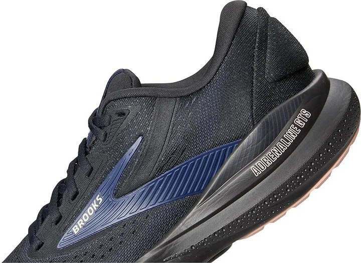 Brooks Adrenaline GTS 24 Women's Running Shoes Black/Peacoat/Peach : 5.5 B - Medium, Rubber - Image 7