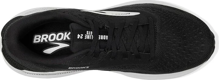 Brooks Adrenaline GTS 24 Women's Running Shoes Black/White : 10.5 B - Medium, Rubber - Image 2