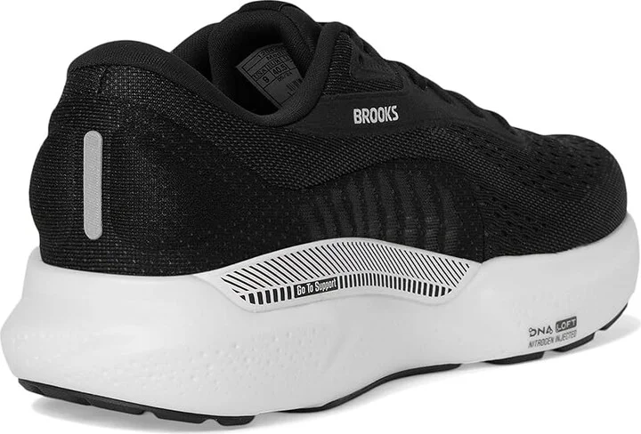 Brooks Adrenaline GTS 24 Women's Running Shoes Black/White : 10.5 B - Medium, Rubber - Image 4