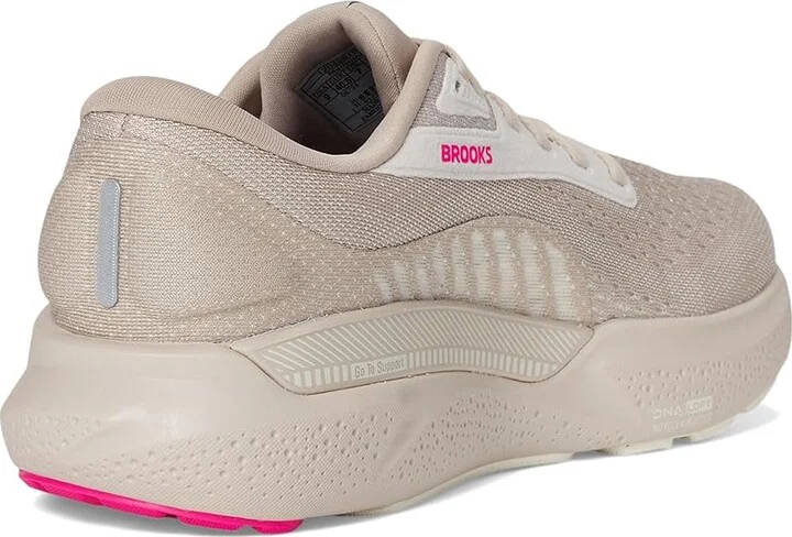 Brooks Adrenaline GTS 24 Women's Running Shoes Chateau Grey/Coconut/Pink : 7.5 B - Medium, Rubber - Image 4