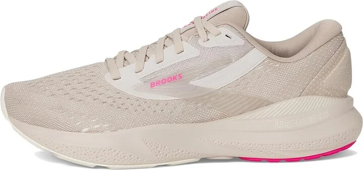 Brooks Adrenaline GTS 24 Women's Running Shoes Chateau Grey/Coconut/Pink : 7.5 B - Medium, Rubber - Image 6