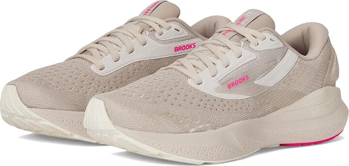 Brooks Adrenaline GTS 24 Women's Running Shoes Chateau Grey/Coconut/Pink : 7.5 B - Medium, Rubber
