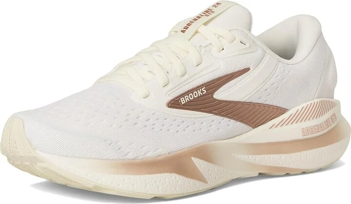 Brooks Adrenaline GTS 24 Women's Running Shoes Coconut/Rose Gold/White : 9.5 B - Medium, Rubber - Image 5