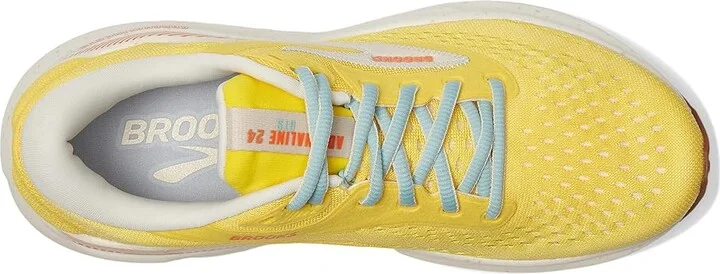 Brooks Adrenaline GTS 24 Women's Running Shoes Cyber/Vermillion/SeedPearl : 5 B - Medium, Rubber - Image 2