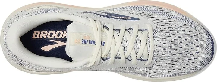 Brooks Adrenaline GTS 24 Women's Running Shoes Grey/Blue Ribbon/Peach : 8.5 B - Medium, Rubber - Image 2