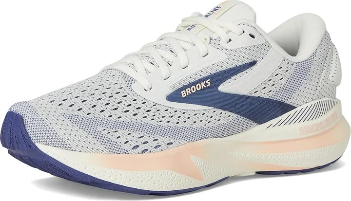 Brooks Adrenaline GTS 24 Women's Running Shoes Grey/Blue Ribbon/Peach : 8.5 B - Medium, Rubber - Image 5