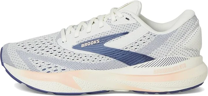Brooks Adrenaline GTS 24 Women's Running Shoes Grey/Blue Ribbon/Peach : 8.5 B - Medium, Rubber - Image 6