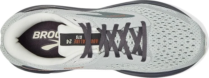 Brooks Adrenaline GTS 24 Women's Running Shoes Mercury/Ebony/Copper : 8.5 D - Wide, Rubber - Image 2