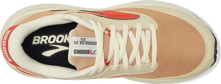 Brooks Adrenaline GTS 24 Women's Running Shoes Taffy/Cherry Tomato/Black : 5 B - Medium, Rubber - Image 2