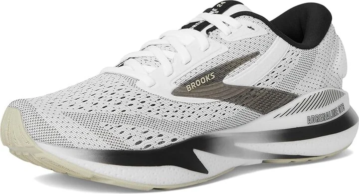 Brooks Adrenaline GTS 24 Women's Running Shoes White/Black/Pelican : 8.5 B - Medium, Rubber - Image 5