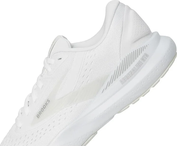 Brooks Adrenaline GTS 24 Women's Running Shoes White/Oyster/Alloy : 12 B - Medium, Rubber - Image 7