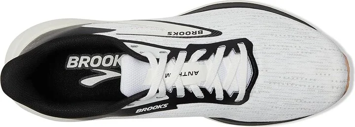 Brooks Anthem 7 Men's Running Shoes White/Black/Tan : 10.5 D - Medium, Synthetic - Image 2