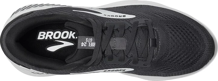 Brooks Ariel GTS 24 Women's Running Shoes Ebony/Black/White : 7 B - Medium, Synthetic - Image 2