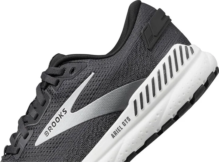 Brooks Ariel GTS 24 Women's Running Shoes Ebony/Black/White : 7 B - Medium, Synthetic - Image 4