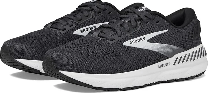 Brooks Ariel GTS 24 Women's Running Shoes Ebony/Black/White : 7 B - Medium, Synthetic
