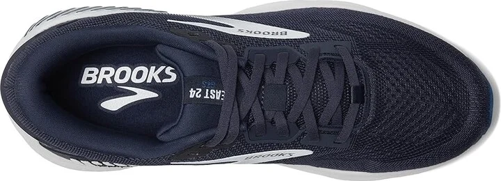 Brooks Beast GTS 24 Men's Running Shoes Peacoat/True Navy/White : 13 D - Medium, Textile - Image 2