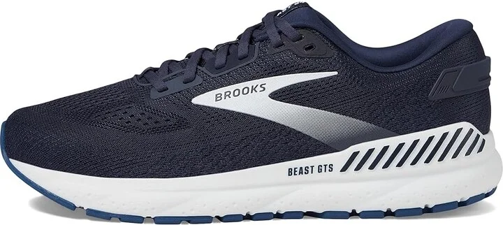 Brooks Beast GTS 24 Men's Running Shoes Peacoat/True Navy/White : 13 D - Medium, Textile - Image 5