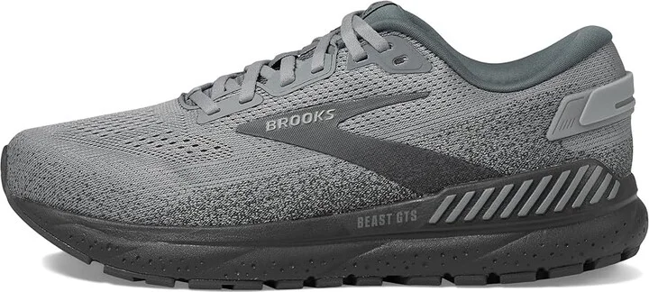 Brooks Beast GTS 24 Men's Running Shoes Primer Grey/Ebony : 12.5 D - Medium, Textile - Image 5