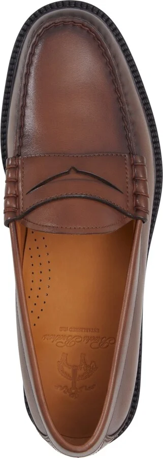 Brooks Brothers Men's Bleeker Lug Sole Penny Loafers - Image 4