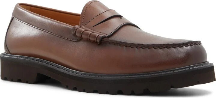 Brooks Brothers Men's Bleeker Lug Sole Penny Loafers