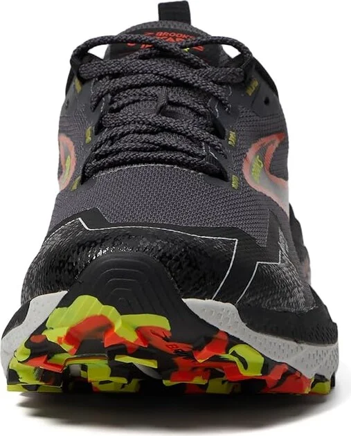 Brooks Cascadia 18 GTX Men's Running Shoes Blackened Pearl/Black/Tomato : 7 D - Medium - Image 3