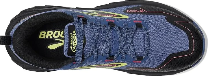 Brooks Cascadia 18 GTX Women's Running Shoes Grey Blue/Black/Pink : 6 B - Medium - Image 2
