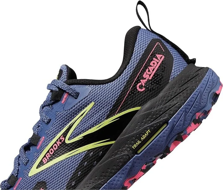 Brooks Cascadia 18 GTX Women's Running Shoes Grey Blue/Black/Pink : 6 B - Medium - Image 4