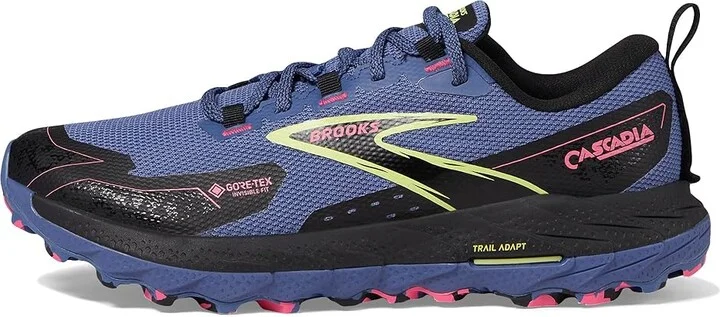 Brooks Cascadia 18 GTX Women's Running Shoes Grey Blue/Black/Pink : 6 B - Medium - Image 5