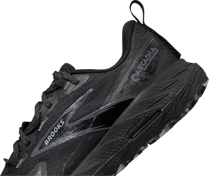 Brooks Cascadia 18 Men's Running Shoes Black/Blackened Pearl/Grey : 7 D - Medium, Rubber/Synthetic - Image 4