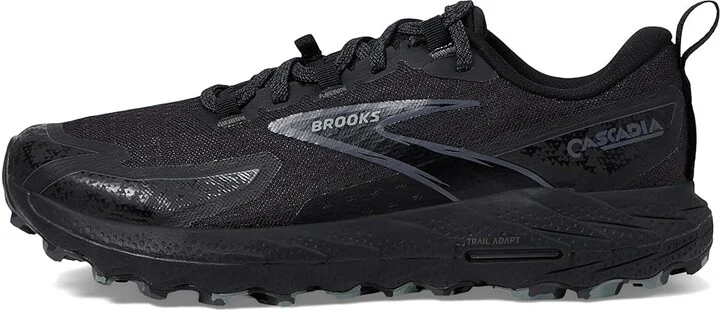 Brooks Cascadia 18 Women's Running Shoes Black/Blackened Pearl/Grey : 6.5 B - Medium, Rubber - Image 6