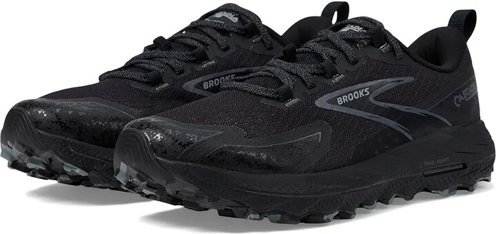 Brooks Cascadia 18 Women's Running Shoes Black/Blackened Pearl/Grey : 6.5 B - Medium, Rubber