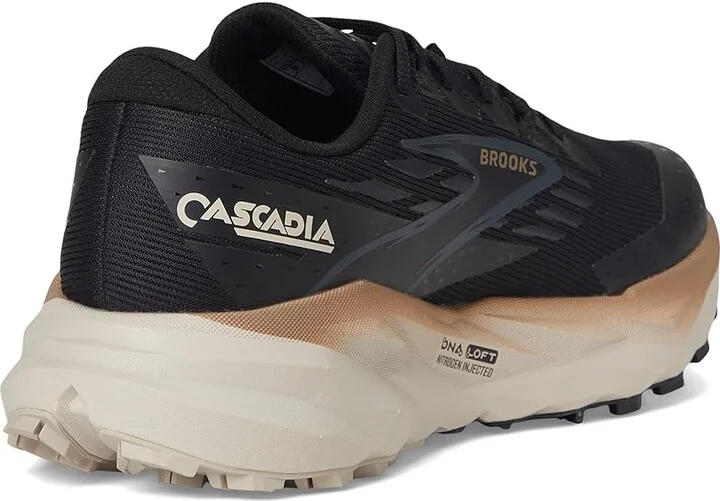Brooks Cascadia 19 GTX(r) Men's Running Shoes Black/Ebony/Chateau Gray : 7 D - Medium, Textile - Image 4