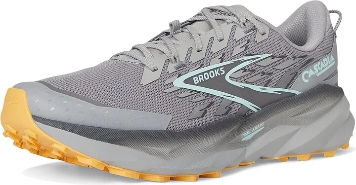 Brooks Cascadia 19 Men's Running Shoes Alloy/Ebony/Orange : 8.5 EE - Wide, Synthetic - Image 5