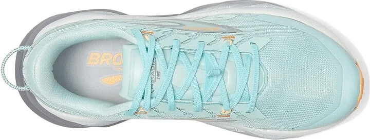 Brooks Cascadia 19 Women's Running Shoes Clearwater/Primer Grey/Apricot : 8.5 B - Medium, Textile - Image 2