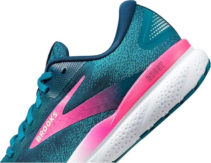 Brooks Ghost 16 GTX Women's Running Shoes Moroccan Blue/Pink/Yellow : 6.5 B - Medium, Synthetic - Image 4