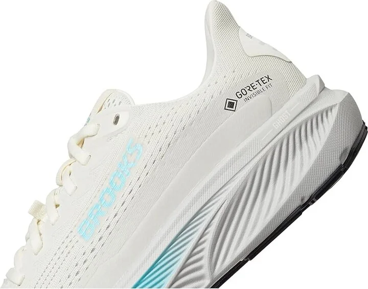Brooks Ghost 17 GTX(r) Women's Running Shoes Coconut/Oyster/Blue : 7 B - Medium, Textile - Image 7