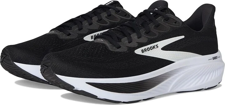 Brooks Ghost 17 Men's Running Shoes Black/Grey/White : 7 D - Medium, Synthetic