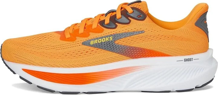 Brooks Ghost 17 Men's Running Shoes Blazingorange/Yellow/Ebony : 11 D - Medium, Synthetic - Image 6